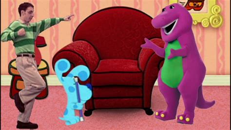 Barney And Blues Clues Crossover Short Audio Dialog Youtube