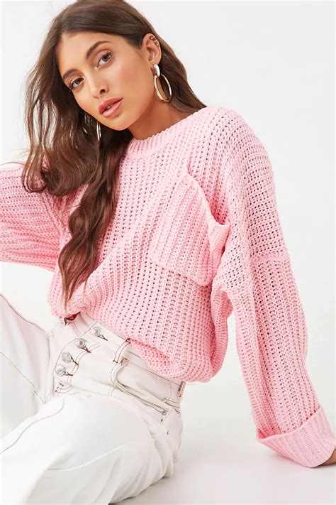 Ribbed Chenille Sweater Forever 21 Sweaters Chenille Sweater