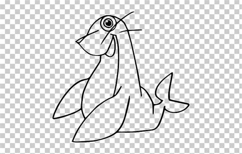 Earless Seal Drawing Mediterranean Monk Seal Coloring Book Png Clipart