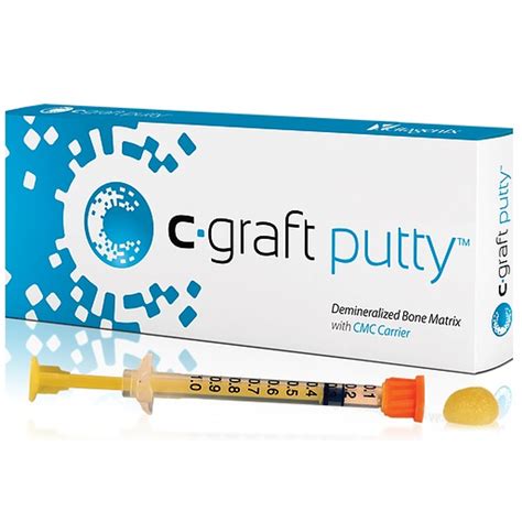 Dbm C Graft Putty In 05cc Syringe Predictable Surgical Technologies