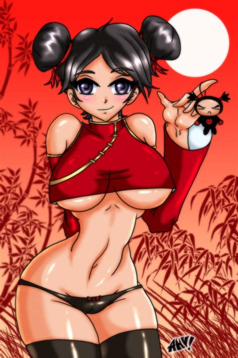 Rule 34 1girls Asian Big Breasts Breasts Desingahv Garu Pointy Chin Pucca Pucca Franchise