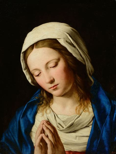 Il Sassoferrato The Virgin Mary In Prayer Mutualart