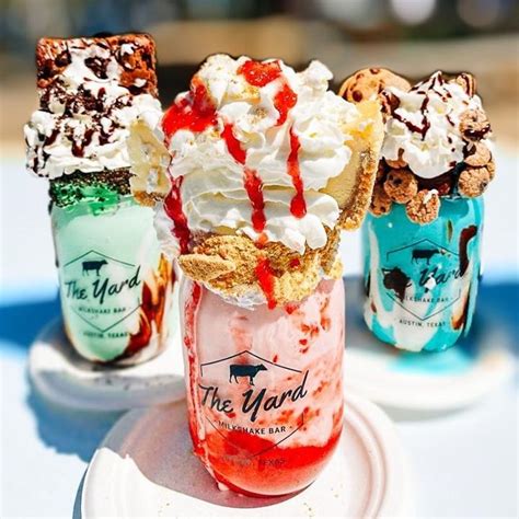 The Yard Milkshake Bar Menu In Jacksonville Florida Usa