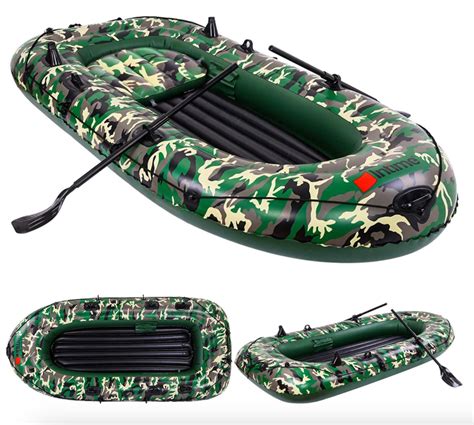Large And Spacious 3 Person Inflatable Fishing Boat Blow Up Boat Raft