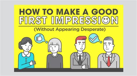 How To Make A Great First Impression In 30 Seconds Or Less Small Business Trends