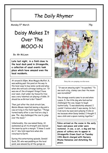 Managing challenging behaviour in ks1 and ks2 children can be tricky, but this collection of this is a wagoll newspaper article written using the beginning of the story of kensukes kingdom by michael murpurgo. Writing newspaper articles ks2 - reportz725.web.fc2.com