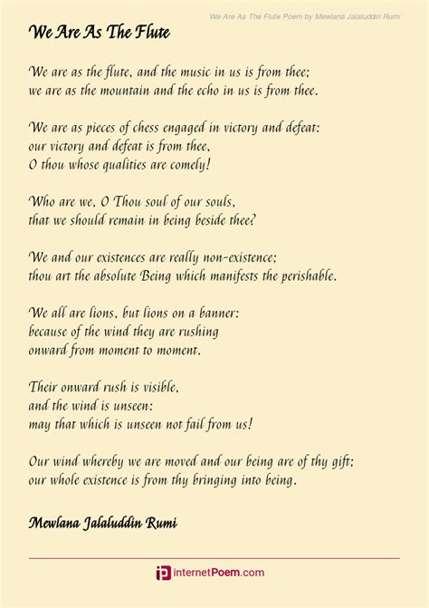 Luxury Rumi Wedding Poem In The End Poem By Mewlana Jalaluddin
