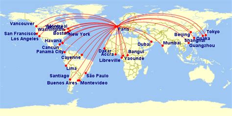 The Hub Routes And Fleet For Air France Travel Codex