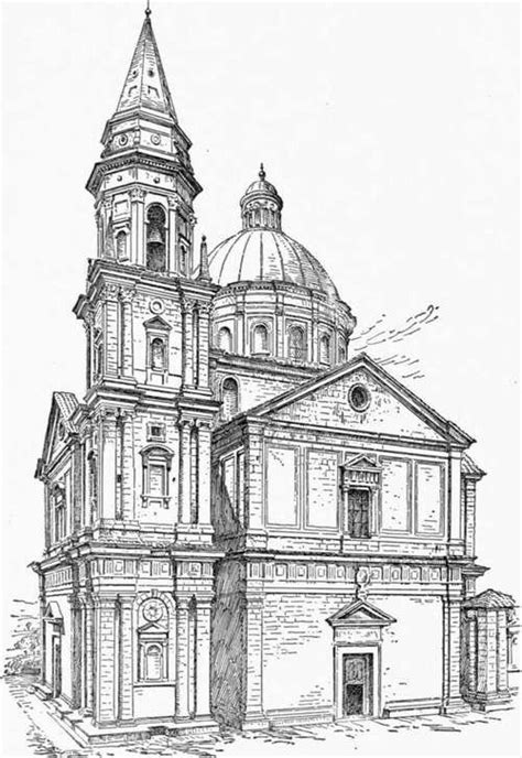 Baroque Architecture Drawing