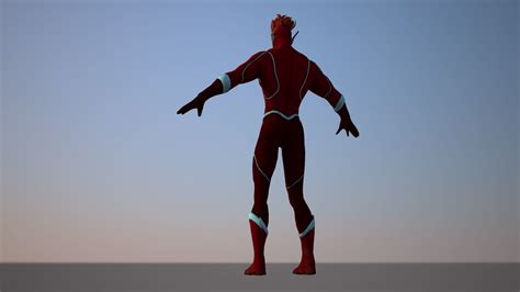 3d Model Flash Rebirth Vr Ar Low Poly Cgtrader