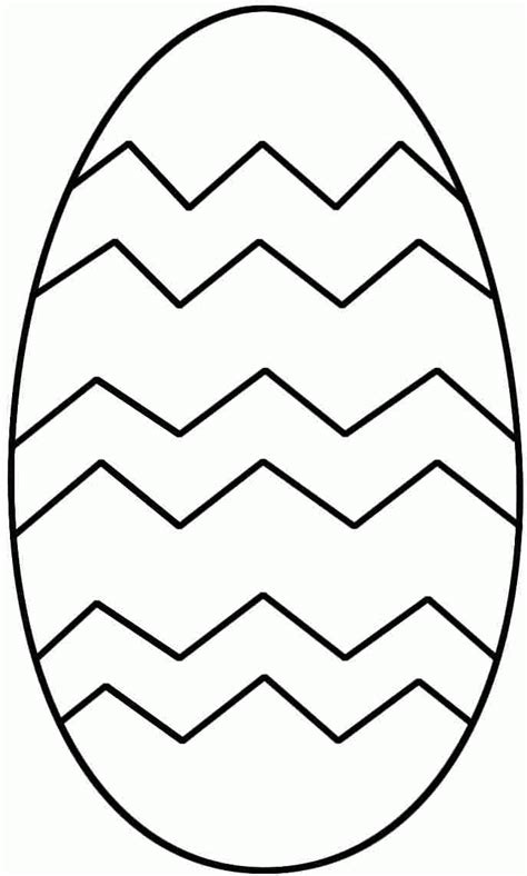 Big Easter Egg Coloring Sheet Coloring Pages