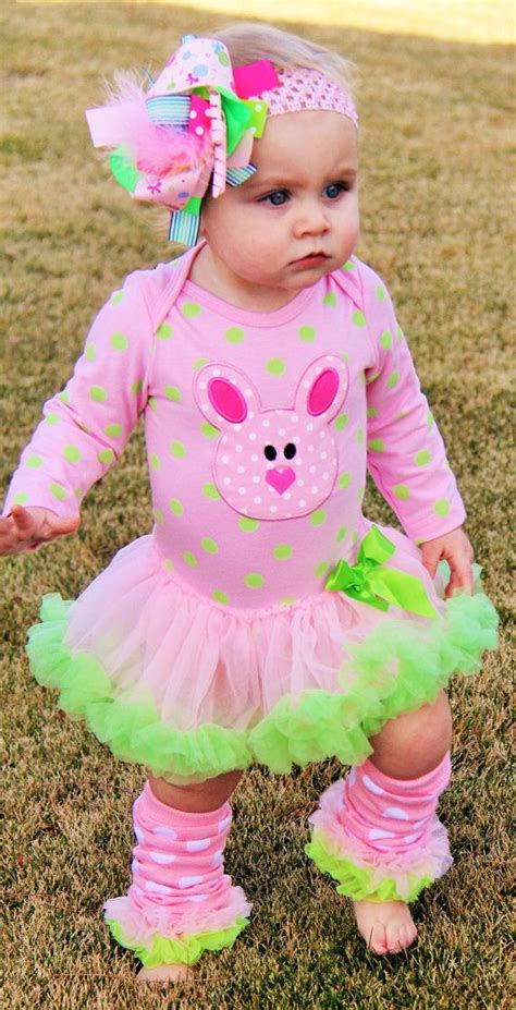 Clothing Infant Easter outfit Easter tutu by LilDarlinsBOWtique | Baby girl easter outfit, Baby ...