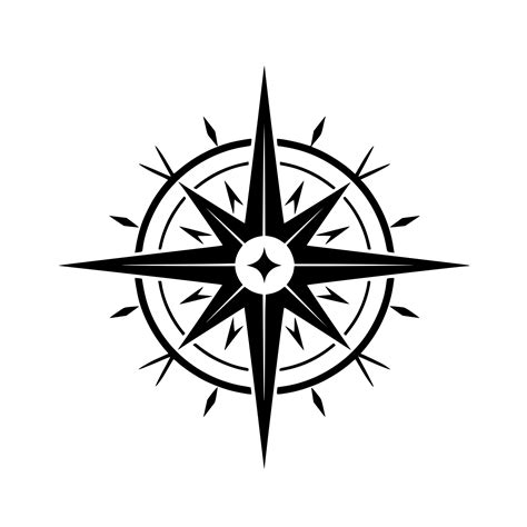 Compass Rose Svg File For Cricut Silhouette Laser Machines