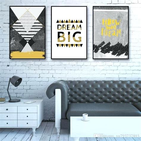 Big Posters For Wall Style Canvas Art Prints Painting Minimalist Golden