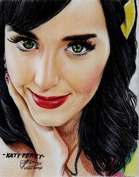 Katy Perry By Liviesukma On Deviantart Celebrity Drawings Art Color