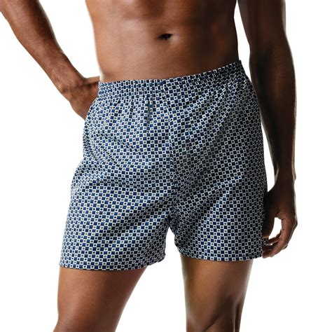 Mens Big And Tall Comfortsoft Printed Woven Boxers 4 Pack Size 2xl