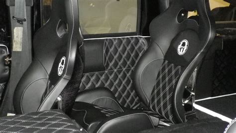 Hummer H1 With Custom Spartan Race Branded Seats Fitted To Match This