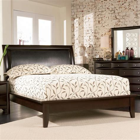 Coaster Phoenix Upholstered Platform Bed In Cappuccino Finish 200410x