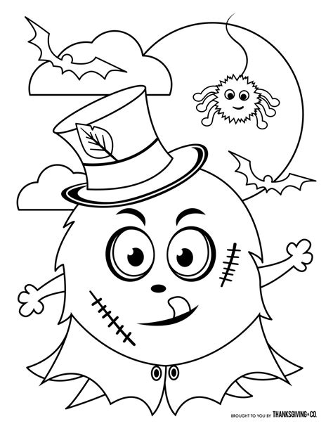 These halloween colouring sheets will keep the kids happy for hours and they are free to print. Free Halloween coloring pages for kids (or for the kid in ...