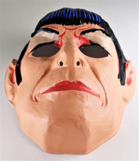 Vintage Collegeville Star Trek Mr Spock Halloween Mask 1980 Enterprise