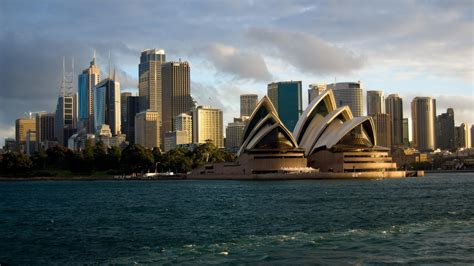 Sydney Australia Sydney Opera House City Skyscraper Sea Wallpapers
