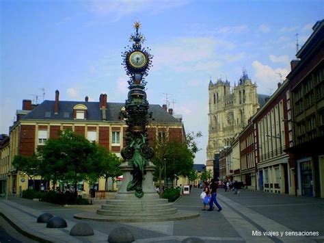 Amiens se encuentra en el extremo norte de francia, a unas 80 millas de parís. Amiens y la catedral de Nuestra Señora, la más alta de ...