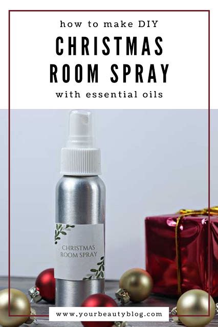 How To Make A Christmas Room Spray With Essential Oils This Easy
