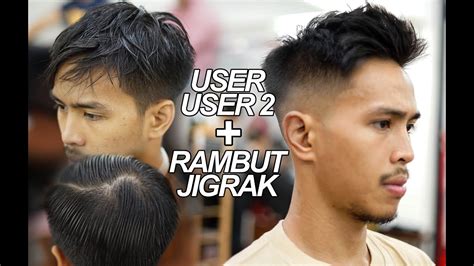 Cukur Rambut Jigrak Dan User2 Dua Youtube