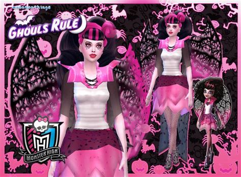 Mh Ghouls Rule Draculaura Mooneonnature On Patreon Sims 4