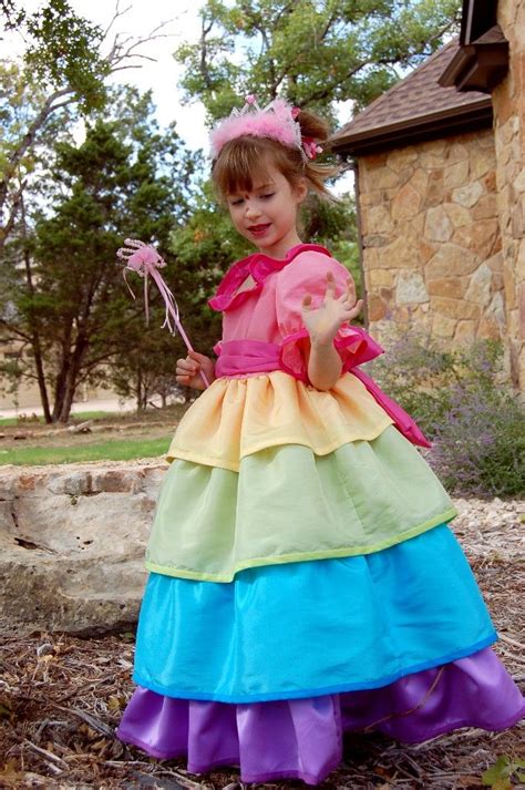 Scattered Thoughts Of A Crafty Mom Rainbow Princess Dress Little