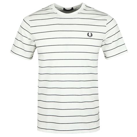 Fred Perry Fine Stripe T Shirt Oxygen Clothing