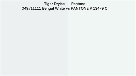 Tiger Drylac Bengal White Vs Pantone P C Side By Side