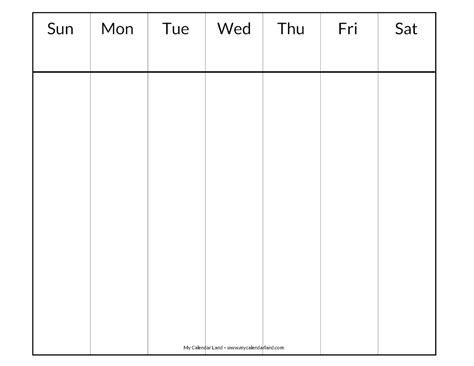 Lovely Printable Blank Weekly Calendar Free Printable Calendar Monthly