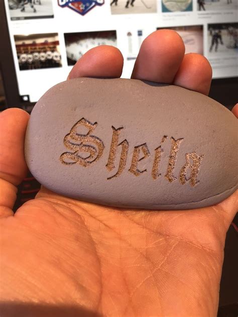 Laser Engraved Stone Stone Engraving Jewelry Stores Engraved Items