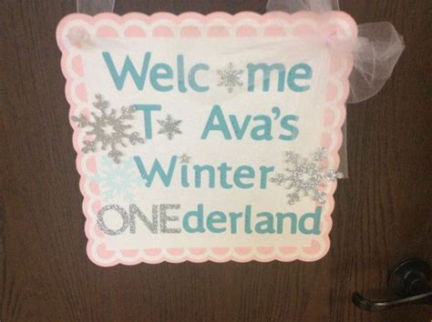 Download Winter ONEderland Door Sign | Winter onederland, Onederland, Winter onederland birthday