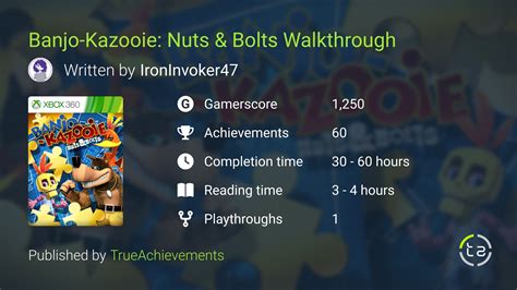 Banjo Kazooie Nuts And Bolts Walkthrough