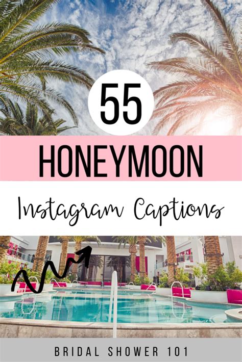 55 Honeymoon Instagram Captions For Newlyweds Bridal Shower 101