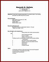Resume Examples For College Graduates With No Experience Photos