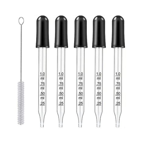 Buy Eye Dropper For Essential Oils Pipettes Dropper With Black Rubber
