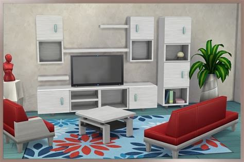 Blackys Sims 4 Zoo Kexio Living Room Set By Cappu Sims 4 Downloads