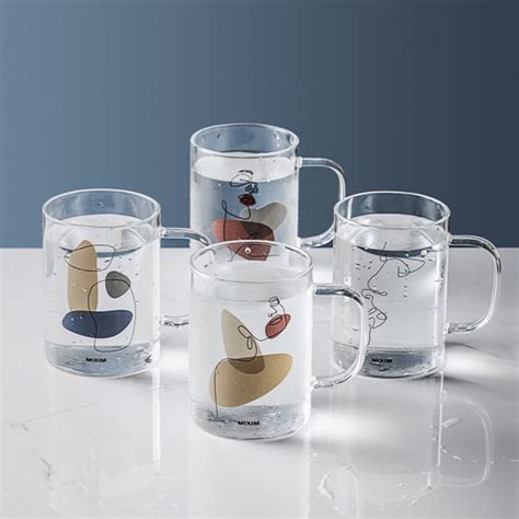 Abstract Drinking Mug / Cup / Gelas Minum / Gelas susu / Gelas kopi