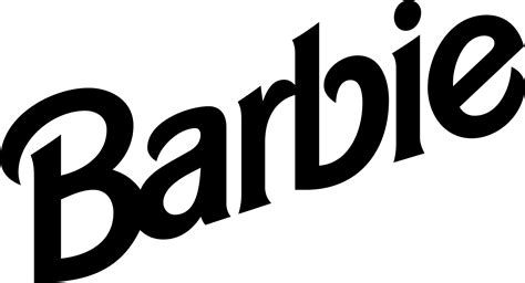 Transparent Black Barbie Clipart - Logo Barbie Vector - Png Download gambar png