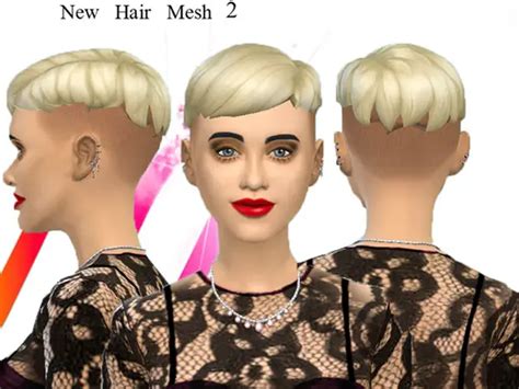 The Sims Resource Punk Hairstyle 2 New Mesh By Neissy Sims 4 Hairs