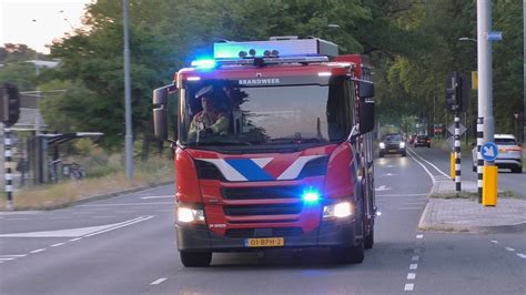 PRIO 1 TS 22 2332 Brandweer Eindhoven Centrum Naar Een Schuurbrand Aan