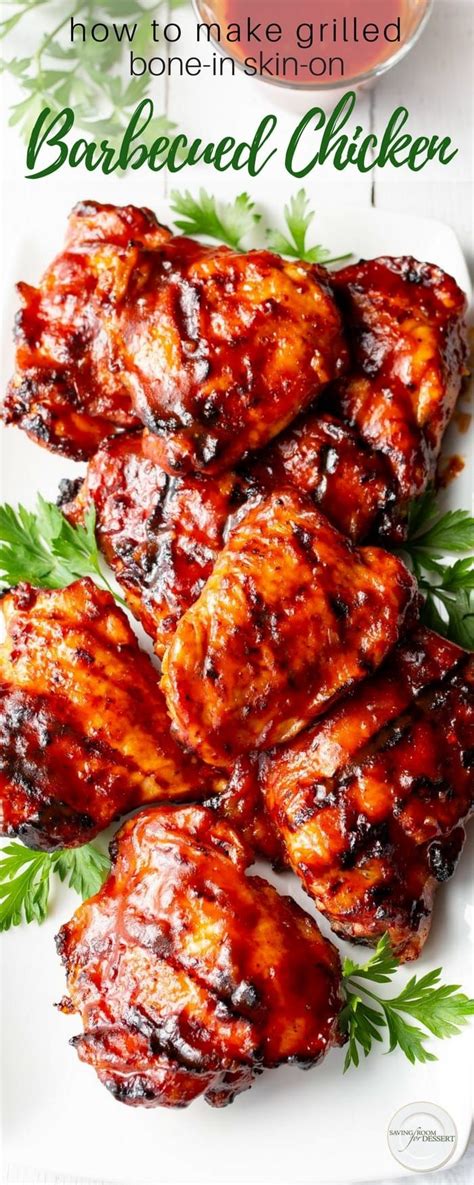 Not to mention that the broiling will make it look much nicer and. How to grill skin-on, bone-in Barbecued Chicken | Recipe ...