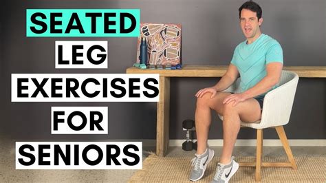 Seated Leg Exercises For Seniors 14 Minutes Get Stronger Legs Youtube