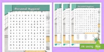 Personal Hygiene Word Search Teacher Made