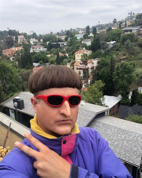 Red Sunglasses Worn By Oliver Tree On His Instagram Account Olivertree