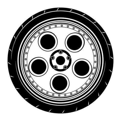 Car Wheel Illustration For Conceptual Design 2027291 Vector Art At Vecteezy