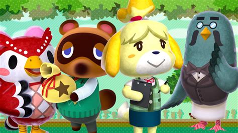 Animal Crossing Tom Nook Isabelle Broffina Hd Games Wallpapers Hd